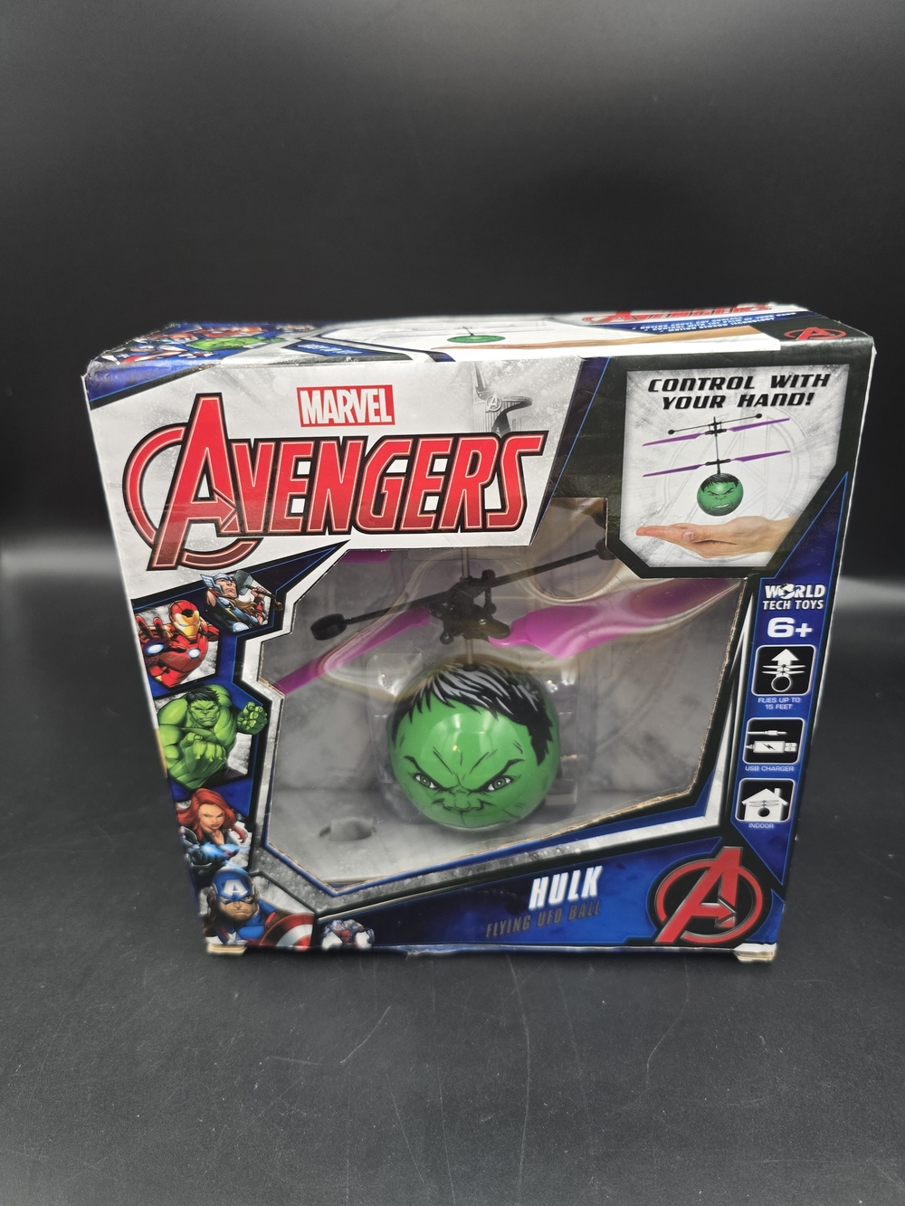 Marvel Avengers Hulk Flying UFO Ball - Green